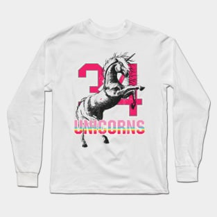 Unicorns T-shirt Long Sleeve T-Shirt